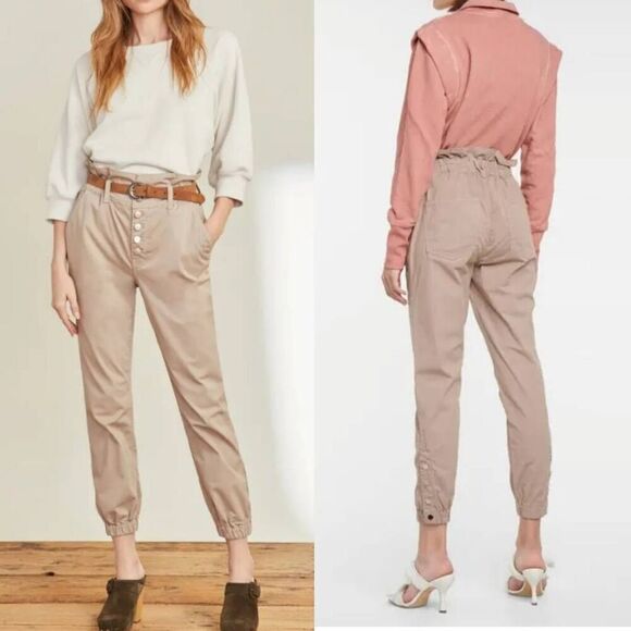 Veronica Beard Tedi Elastic Waist Pants 24 - Picture 1 of 11